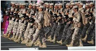 Conscription - Compulsory enlistment for state service, typically into the armed forces. (सेना में अनिवार्य भरती) 