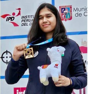 Divanshi  mukesh win sports pistol gold in world juniors