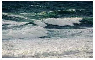 Surge - Increase suddenly and powerfully. (बढ़ती) 