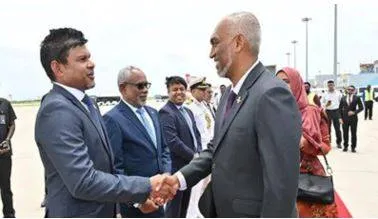 Maldives president muizzu departs on inaugural bilateral visit to india
