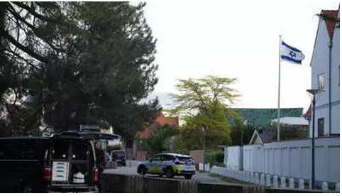 Explosion near israeli embassy in denmark
