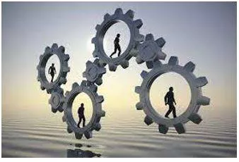 Coordinates - The process of organizing people or groups so that they work together properly and well. (समन्वय)