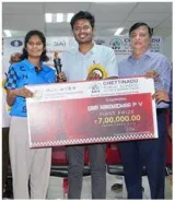 Tamil nadu’s nandhidhaa wins maiden national title
