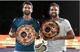 Rithvik arjun pair wins almaty open crown