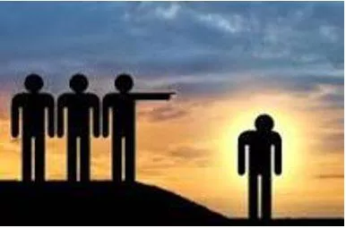 Exile - The condition of someone being sent or kept away from their own country, village, etc., especially for political reasons.