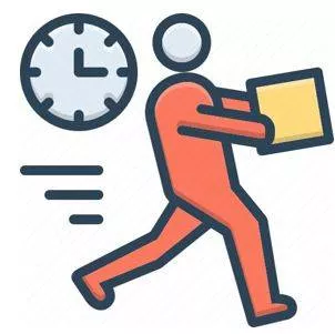 Prompting - Quickly, without delay, or at the arranged time.