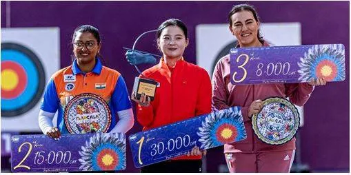 Deepika bags her fifth silver at the world cup final