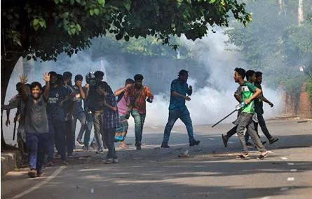 Bangladesh outlaws student wing of former prime minister sheikh hasina’s awami league