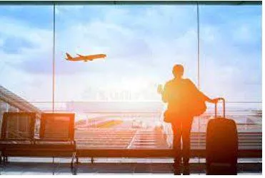 Departure - The action of leaving, especially to start a journey.