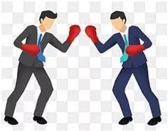 Confrontation - Come face to face with (someone) with hostile or argumentative intent.