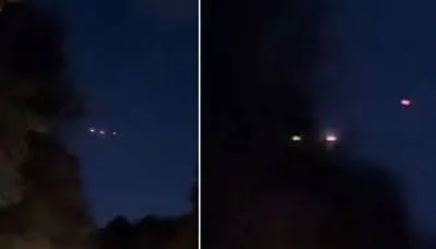 Fleet of glowing ‘ufos’ speeding through the skies in indiana leaves witnesses stunned  watch