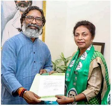 Jmm fields former bjp legislator louis marandi from jama