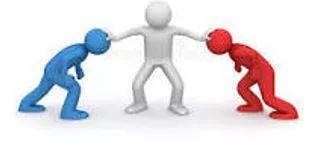 Restraint - Intended to keep someone under control or prevent someone from doing something. (रोक) 