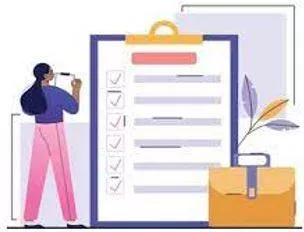 Evaluate - The process of judging or calculating the quality, importance, amount, or value of something. (मूल्यांकन करना)