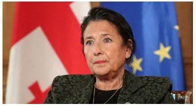 Georgia president urges west to back protests against ruling party