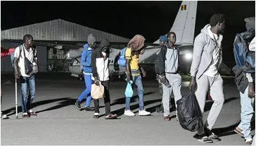 Repatriated - To send someone back to their own country.