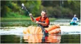 Us man grows 500 kg pumpkin  uses it as boat to sail 70 km  sets new world record
