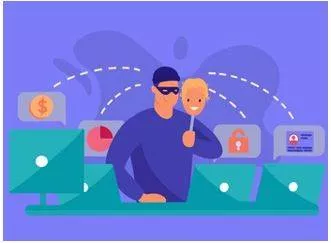 Impersonating - Pretending to be another person to deceive others, often by copying their behavior, speech, or appearance. (नकली रूप धारण करना)