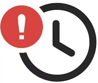 Delayed - Make (someone or something) late or slow. (विलंब)