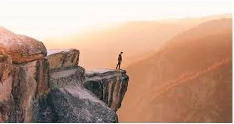 Venture - Undertake a risky or daring journey or course of action. (जोखिम उठाना) 