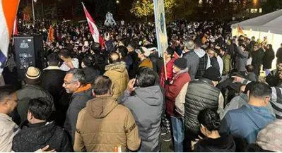 Canadian hindus demand action against attacks on hindu temples