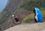 Skydiving instructor falls 820 ft to his death in brazil after losing balance mid jump  video
