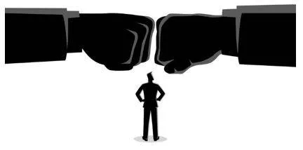Clash - Meet and come into violent conflict. (टकराना)