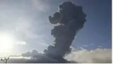 Indonesia's mount laki laki erupts again  spewing ash 8 000 meters high