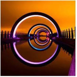 Reflected - Throw back (heat, light, or sound) without absorbing it. (प्रतिबिंबित)