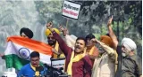 Massive protests outside canadian embassy in delhi after brampton temple attack | video