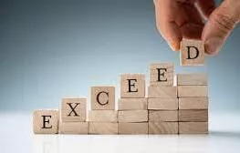 Exceeding - To be more than a particular number or amount.