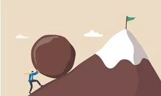 Persist - Continue in an opinion or course of action in spite of difficulty or opposition.