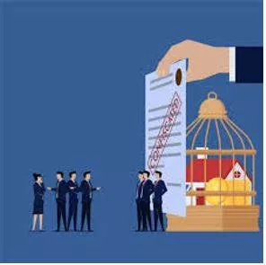 Confiscated - Take or seize (someone's property) with authority. (जब्त) 