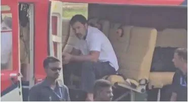 Cong alleges delay in clearance for rahul gandhi's chopper  says pm rally ‘prioritised’