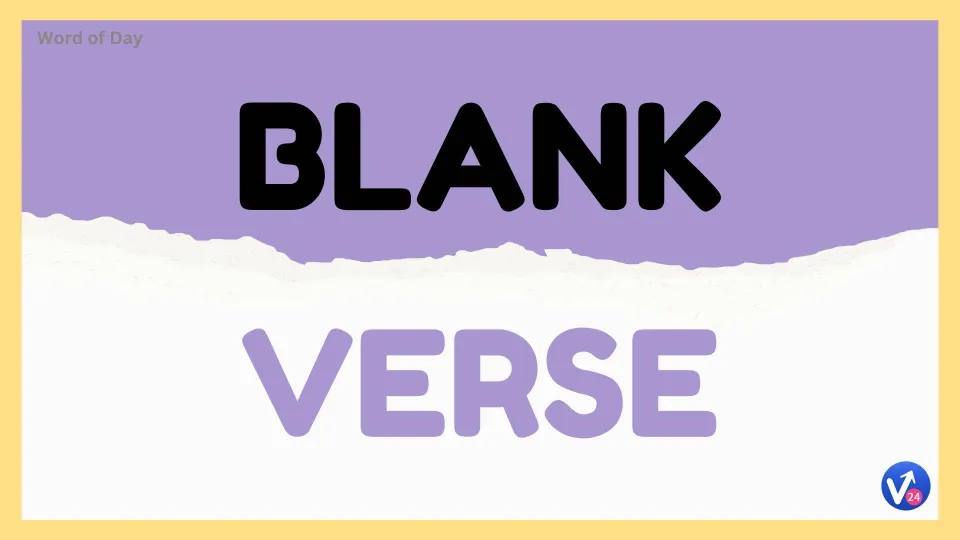 Blank verse