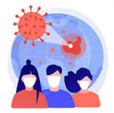 Pandemic - A widespread occurrence of an infectious disease over a whole country or the world at a particular time.  (महामारी)