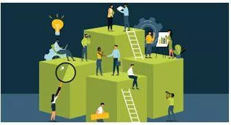 Developing - The process of developing or being developed. (विकास) 