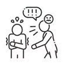 Intimidation - The action of intimidating someone, or the state of being intimidated. (धमकी)