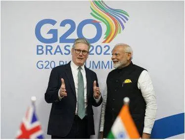 India  u k  to re launch trade talks in new year  starmer