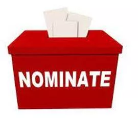 Nomination - Propose or formally enter as a candidate for election or for an honour or award.