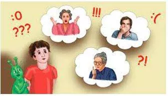 Expressed - To show something such as a feeling or an opinion by words or actions