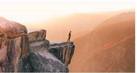 Venture - Undertake a risky or daring journey or course of action. (जोखिम उठाना) 