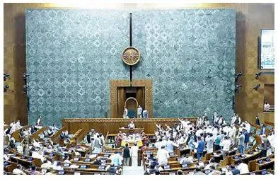 Amid protests by opposition  both houses adjourned again 