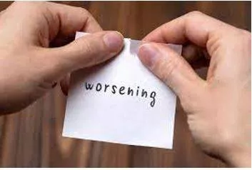Exacerbates - To make something worse, especially a disease or problem.