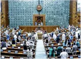 Opposition stalls both houses over adani row and sambhal violence