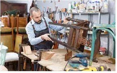 Restoring - The action of returning something to a former owner, place, or condition. (मरम्मत) 