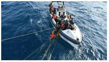 Watch  india  pakistan coast guards come together to rescue 12 crew members from sunken vessel in arabian sea