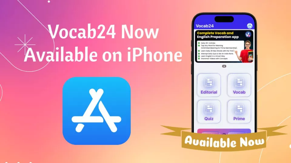 Great news for all ios users    download vocab24 from apple store