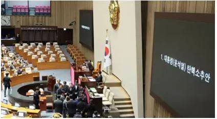 South korea president yoon suk yeol impeached by parliament over martial law debacle