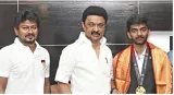 Tamil nadu cm announces ₹5 crore award for gukesh